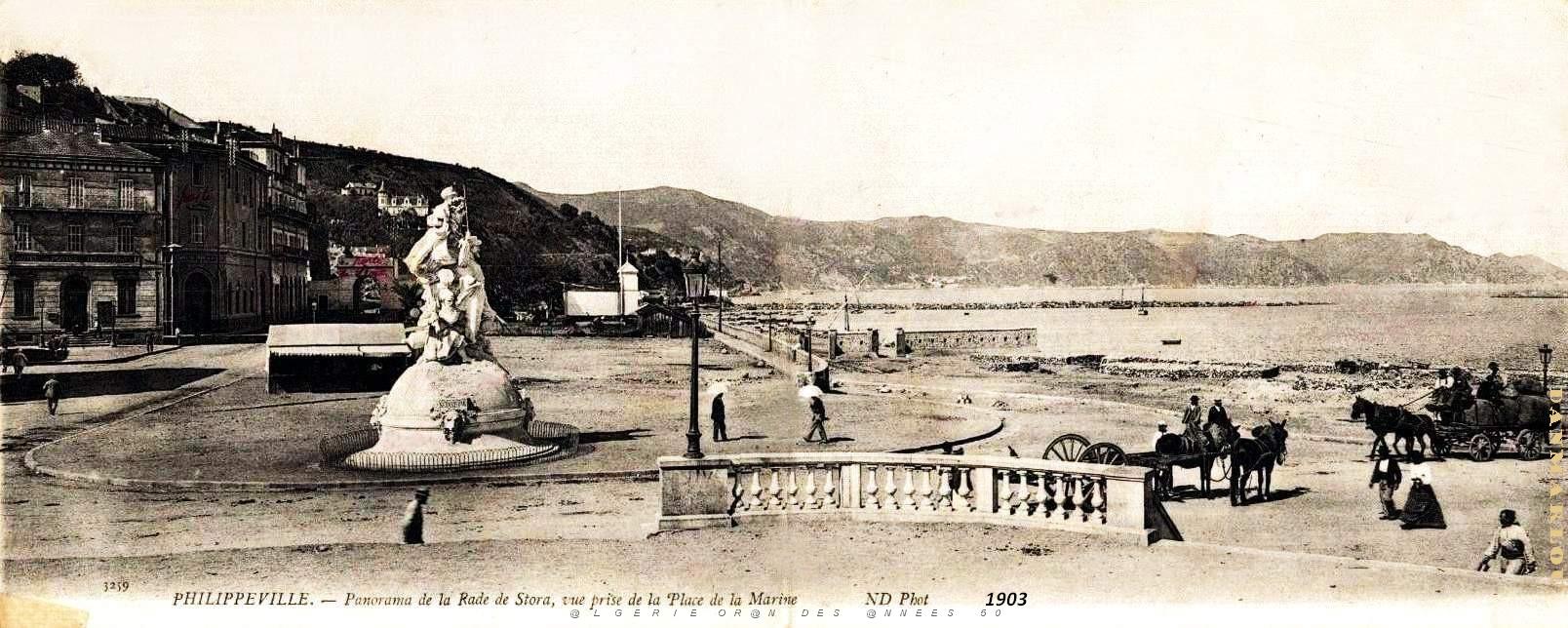 Philippeville - Panorama de la Rade de Stora - 1903.jpg